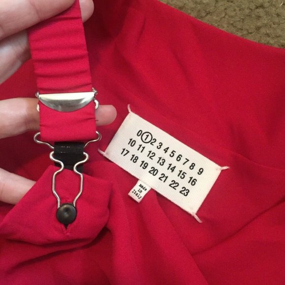 Maison Margiela Pink Fushia Long midi Dress Sz 36 - Picture 8 of 8